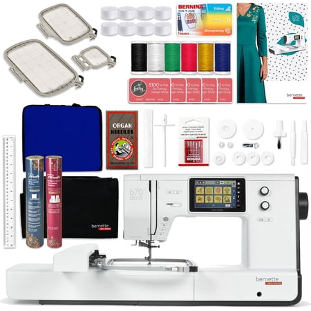 Bernette B70 Embroidery Sewing Machine with Bundle Stitches