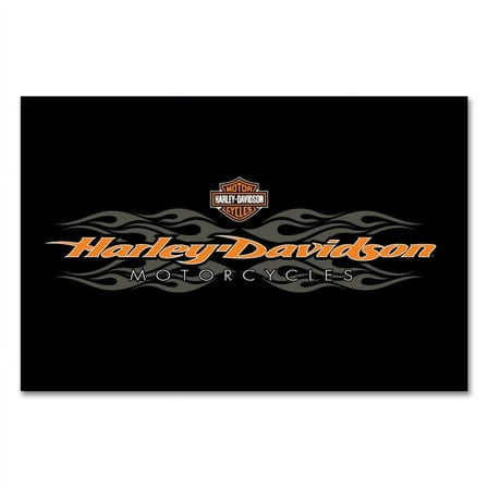 Harley-Davidson - 7 ft Radical Flames Billiard Cloth - HDL-11202-7 - SHIPS FAST