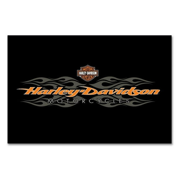 Harley-Davidson - 7 ft Radical Flames Billiard Cloth - HDL-11202-7 - SHIPS FAST