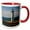 Red/White, variant on 3drose, Passing Manistee North Pierhead Lighthouse - Us23 Jre0000 - Joe Restuccia Iii, 11oz Mug