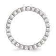 thumbnail image 2 of 925 Sterling Silver Diamond Stackable Ring Fancy, 2 of 7