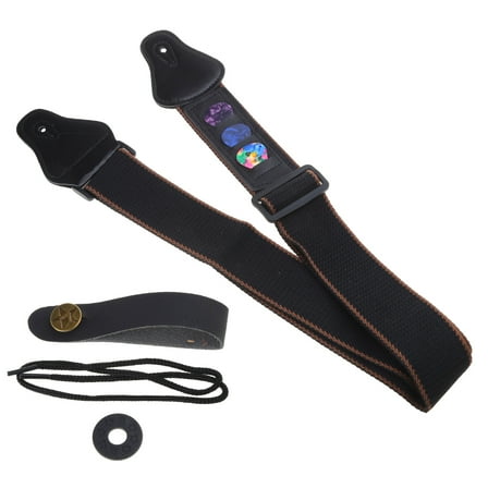 Zeiwohndc Universal Guitar Strap Shoulder Strap Belt for Acoustic Electric Bass Guitar