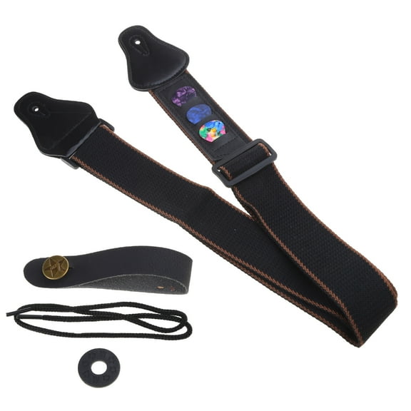 Zeiwohndc Universal Guitar Strap Shoulder Strap Belt for Acoustic Electric Bass Guitar