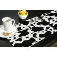 thumbnail image 6 of 2024 Placemat Black And White Cow Pattern Art Set of 4/6pcs Kitchen Coffee Accessories Coasters Home Dining Table r Linen Mats, 6 of 7
