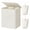 Off-White, variant on iFaveorr 154L Laundry Hamper with Lid and 2 Removable Laundry Bags, Large Collapsible 2 Dividers Dirty Clothes Basket with Handles for Bedroom Laundry Room Closet Bathroom College