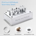 thumbnail image 6 of PAWZ Road Stainless Steel Litter Box, Enclosed Large Cat Litter Box with Scoop, Odor Control Easy Clean, Gray, 6 of 12