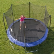 Skywalker Trampolines 12-Foot Round Trampoline with Safety Enclosure Net & Spring Pad - Heavy Duty Outdoor Trampoline for Kids & Adults, Rust-Resistant Steel Frame