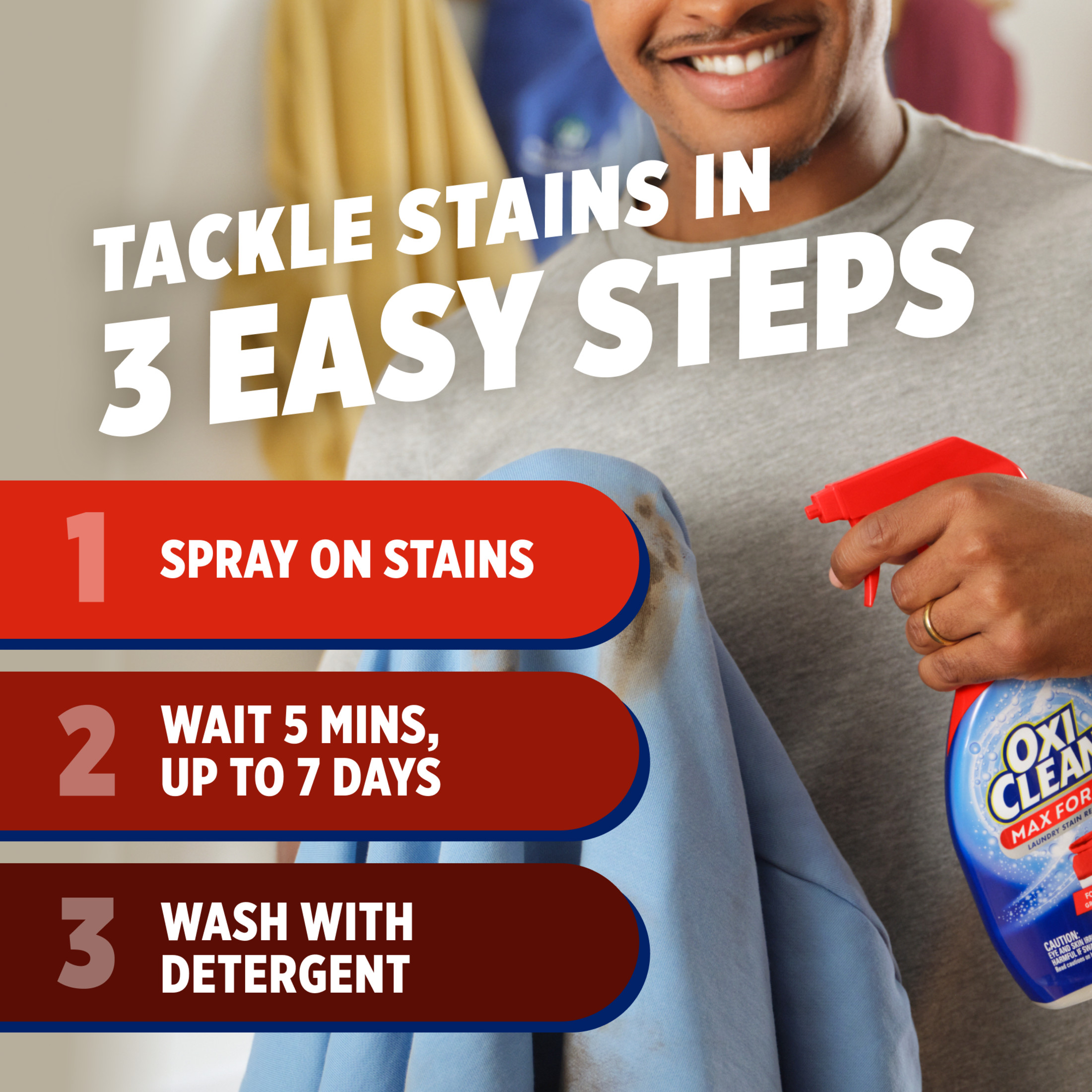 OxiClean Max Force Laundry Stain Remover Spray Refill, 48 oz photo 6