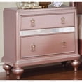 thumbnail image 2 of Mirror Trimmed Nightstand / Bedroom Use / 2 Drawer Function, 2 of 2