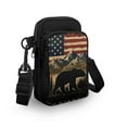 thumbnail image 3 of XYZCANDO American Flag Bear Mini Cross Body Cellphone Handbag for Women Lightweight Crossbody Purse Halloween Cell Phone Wallet Small Coin Bag Casual Case Pouch for Yoga Hiking Work, 3 of 7