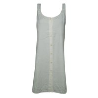 Mogul Womens Solid White Rayon Dress Scoop Neck Tie Back Sleeveless Boho Chic Gypsy Dresses