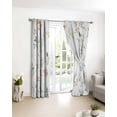thumbnail image 3 of Watercolor Wildflowers Blackout Curtains for Bedroom/Living Room, Thermal Insulated Kitchen Curtains, Spring Botanical Branches Floral Grommet Darkening Window Treatment Drapes 27.5"x39"x2, 3 of 8