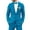 blue, variant on Men s Suit Slim Fit 2 Piece Suit Double Breasted Suit One Button Formal for Wedding Prom Suits Pink 5XL