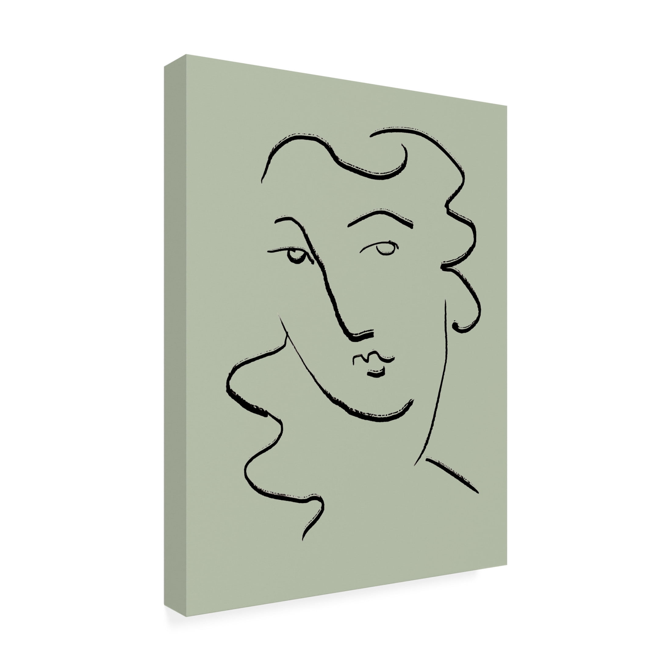 Trademark Fine Art Pictufy Studio II Looking Green Canvas Wall Art