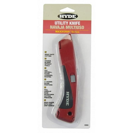 UPC: 0079423420818 | Hyde 42081 Maxx Grip Utility Knife