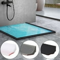 thumbnail image 5 of 156inch Shower Threshold Water Dam Barrier Stopper for Bottom of Frameless Shower Door,Silicone Sink Water Splash Guard for Kitchen Bathroom Countertop Edge Trim,Shower Corner Water Guard for Bathtub, 5 of 8