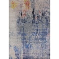thumbnail image 1 of Ahgly Company Indoor Rectangle Mid-Century Modern Silver Pink Oriental Area Rugs, 7' x 10', 1 of 6