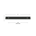 thumbnail image 2 of GlideRite 9 in. Squared Backplate 6-5/16 in. 160mm Center-Center, Matte Black, 2 of 3