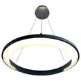 thumbnail image 3 of EQLight EQ21-P-LB12 Litza 41-Watt Integrated LED Ringed Black Circular Pendant, 3 of 4