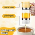 thumbnail image 2 of Dispensador de miel de 283 ml (10 oz), gotero de vidrio antigoteo con asa, dispensador de miel para pan, café o té., 2 of 5