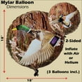 thumbnail image 2 of Havercamp Duck Hunting Birthday Party Decorations 3 Pack 18in Mallard Duck Balloons (by Havercamp), 2 of 3
