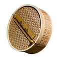 thumbnail image 3 of Shisuyan 1Pc Useful Pu'er Tea Packing Box Creative Woven Bamboo Brick Tea Container, 3 of 8