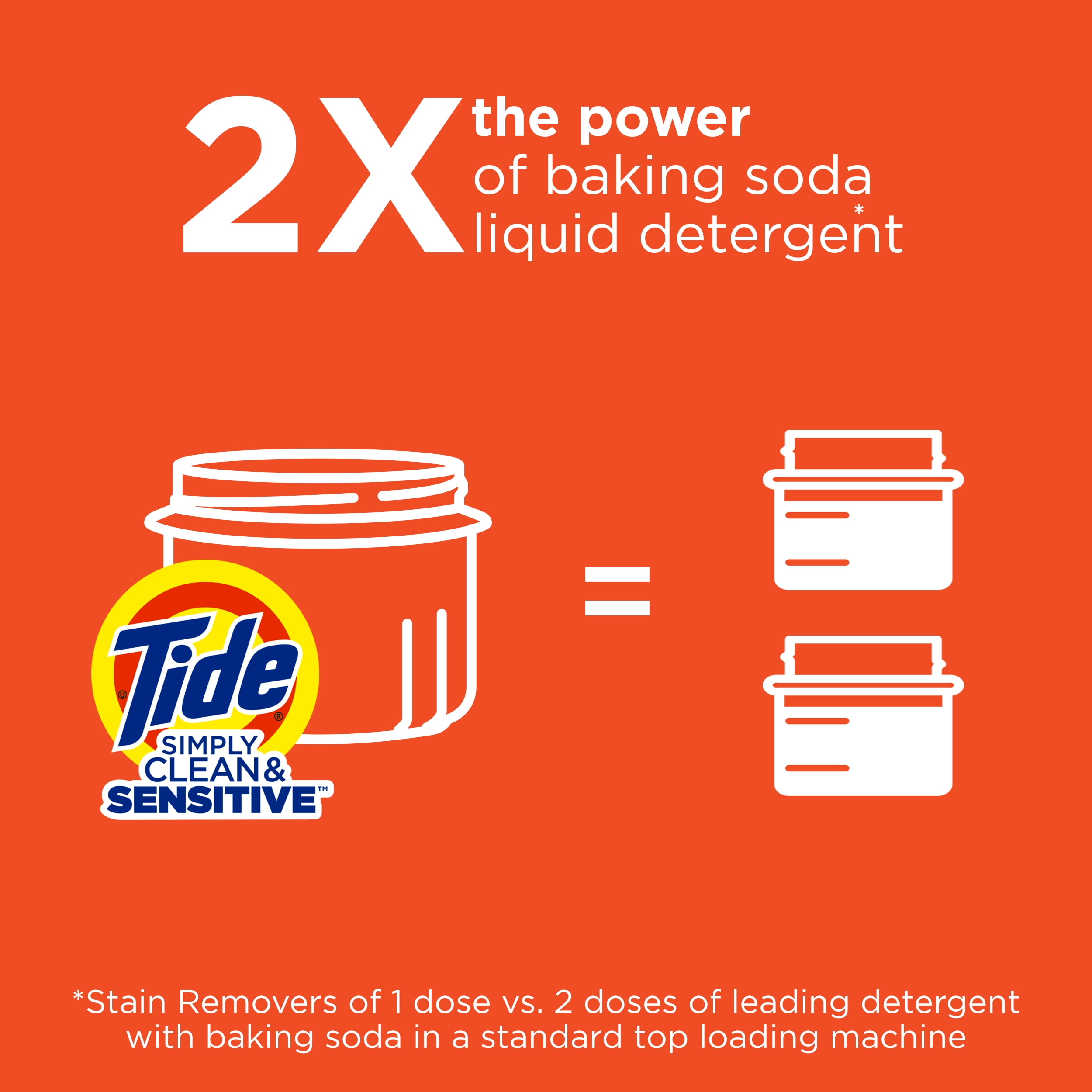 Tide Simply Cool Cotton, 89 Loads Liquid Laundry Detergent, 128 fl oz