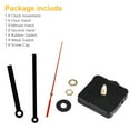 thumbnail image 2 of TSV Quartz DIY Wall Clock Movement Mechanism, Battery Operated DIY Repair Parts Replacement, Mute Sweep Quartz Clock Motor Kit, 4/25 Inch Maximum Dial Thickness, 1/ 2 Inch Total Shaft Length, 2 of 6
