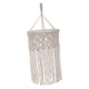 thumbnail image 2 of Pantalla de lámpara colgante de macramé, pantalla de luz tejida a mano, decoración, pantalla bohemia para dormitorio, habitación, casa de té, cocina, Estilo A Yinane Pantalla de lámpara de macramé, 2 of 8