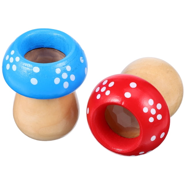 2 Pcs Kaleidoscopes Kids Kaleidoscope Mushroom Shape Funny Toys Children Playthings Party Favors