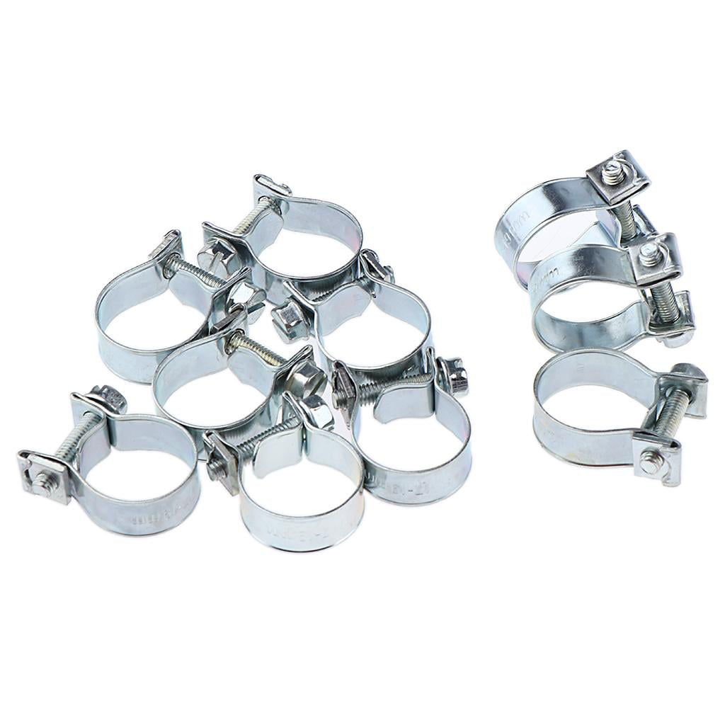 Sizes 12-102mm Stainless Steel Pipe Clamp Clip Support bracket with Base Plate 