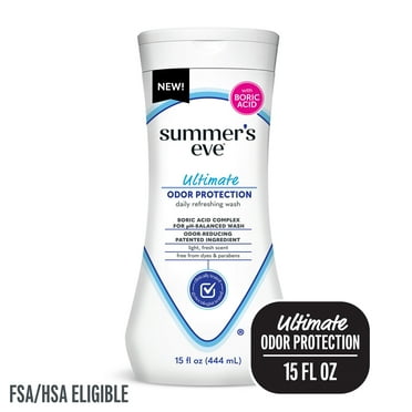 Summer’s Eve Ultimate Odor Protection Daily Feminine Wash, pH Balanced, 15 fl oz