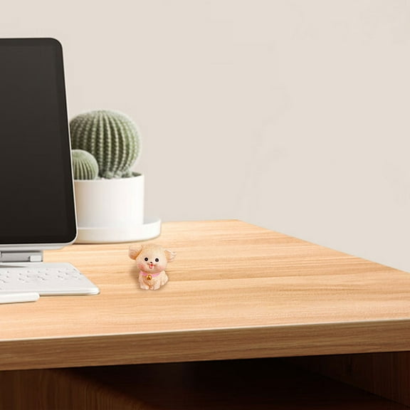 Desk Accessories Clearance! Miniature Cute Dog Figurine Creative Decoration for Desk Adorable Miniature Animal Accessories 1 Puppy Figurine