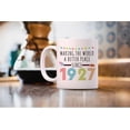 thumbnail image 4 of 1927 99th Birthday Gifts for Women Men, Turning 99 Years Old Birthday Gift Coffee Mug for Mom, Dad, Grandma, Grandpa, 99th birthday Gifts Ideas, Fathers Day Mothers Day Christmas 11oz Cup, 4 of 7
