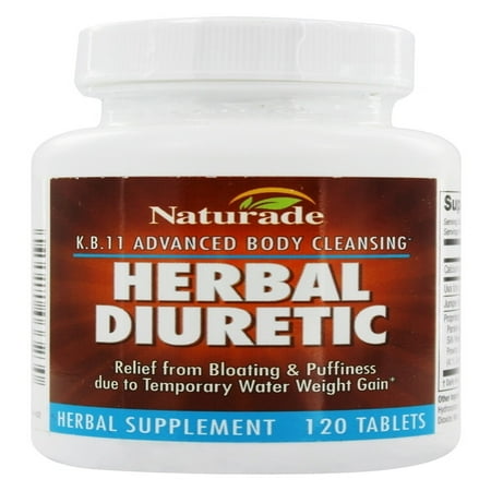 Naturade - Herbal Diuretic K.B. 11 - 120 Tablets - Walmart.com