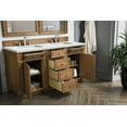 thumbnail image 7 of James Martin Furniture  60 in. Bristol Double Vanity with 3 cm Ethereal Noctis Quartz Top, Vintage Vanilla, 7 of 7