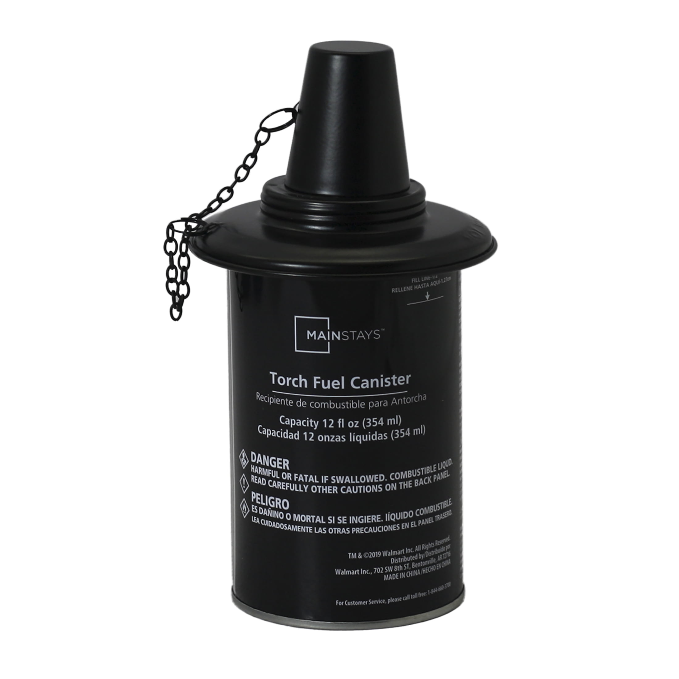 Mainstays 12 fl oz Replacement Tiki Torch Fuel Canister