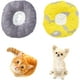 thumbnail image 1 of Collar de recuperación para perros y gatos, 2 uds., antiarañazos, para lamer, (amarillo, gris) Sincero Electrónica, 1 of 5
