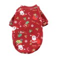 thumbnail image 1 of Ropa cálida para perros Chaqueta con estampado navideño para cachorros Ropa para mascotas de invierno (Rojo L) Tmvgtek Para estrenar, 1 of 9