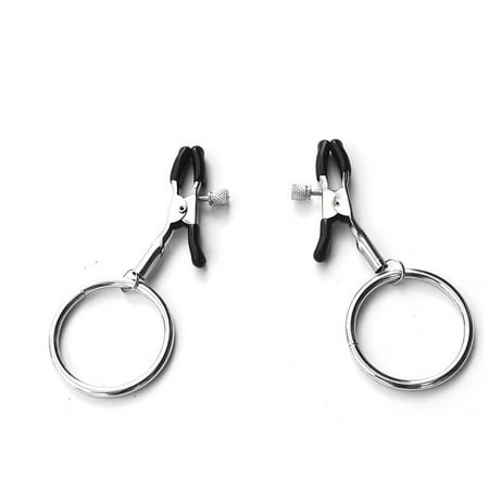 2PCS Sexy Iron Nipple Clamp Metal Breast Decoration for Sex (The Best Nipple Clamps)