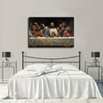 thumbnail image 4 of ALOUYA The Last Supper Wall Art Decor, African American Jesus Christ Last Supper Picture For Dining Room, Decoration Home Bedroom Wall Art Poster Unframe: 20x16inch(50x40cm), 4 of 6