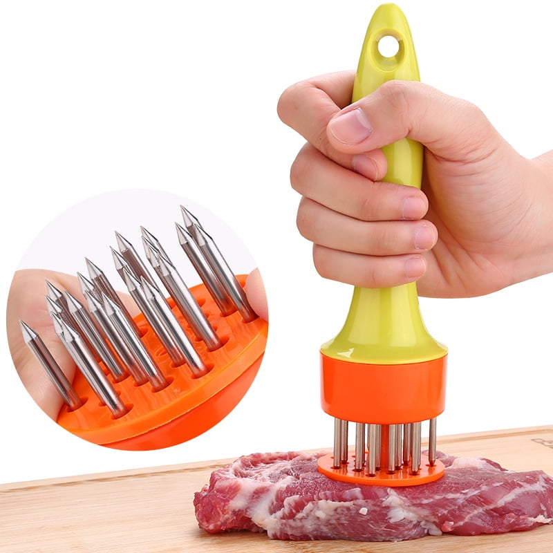 Professional Handheld Meat Tenderizer Needle Loose Meet Beef Steak Meat ...