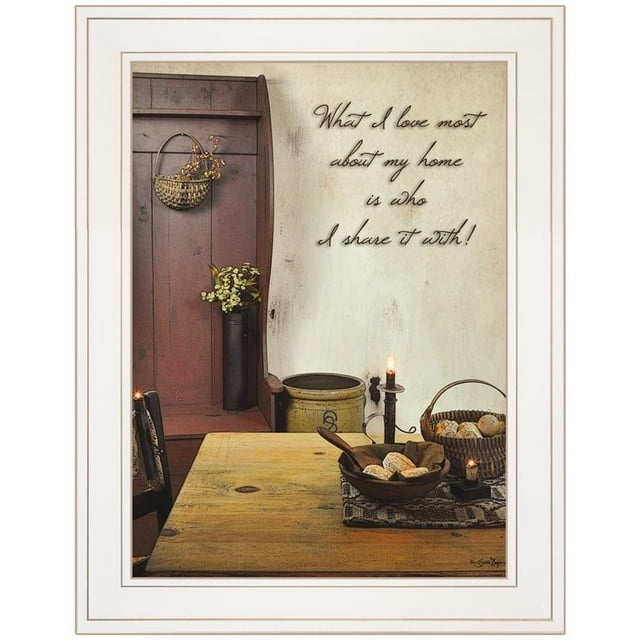 What I love Most By Susan Boyer Printed Wall Art Wood Multi-Color