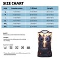 thumbnail image 4 of Disketp Romantic Rose Animal Couple Sleeveless Tshirts for Men, Muscle Shirts for Men Dry Fit Tank Top-Small, 4 of 5