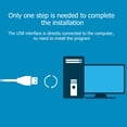 thumbnail image 3 of USHOBE Blue Flexible Web Camera 0.3mp with Built in Microphone USB for Computer Use, 3 of 7