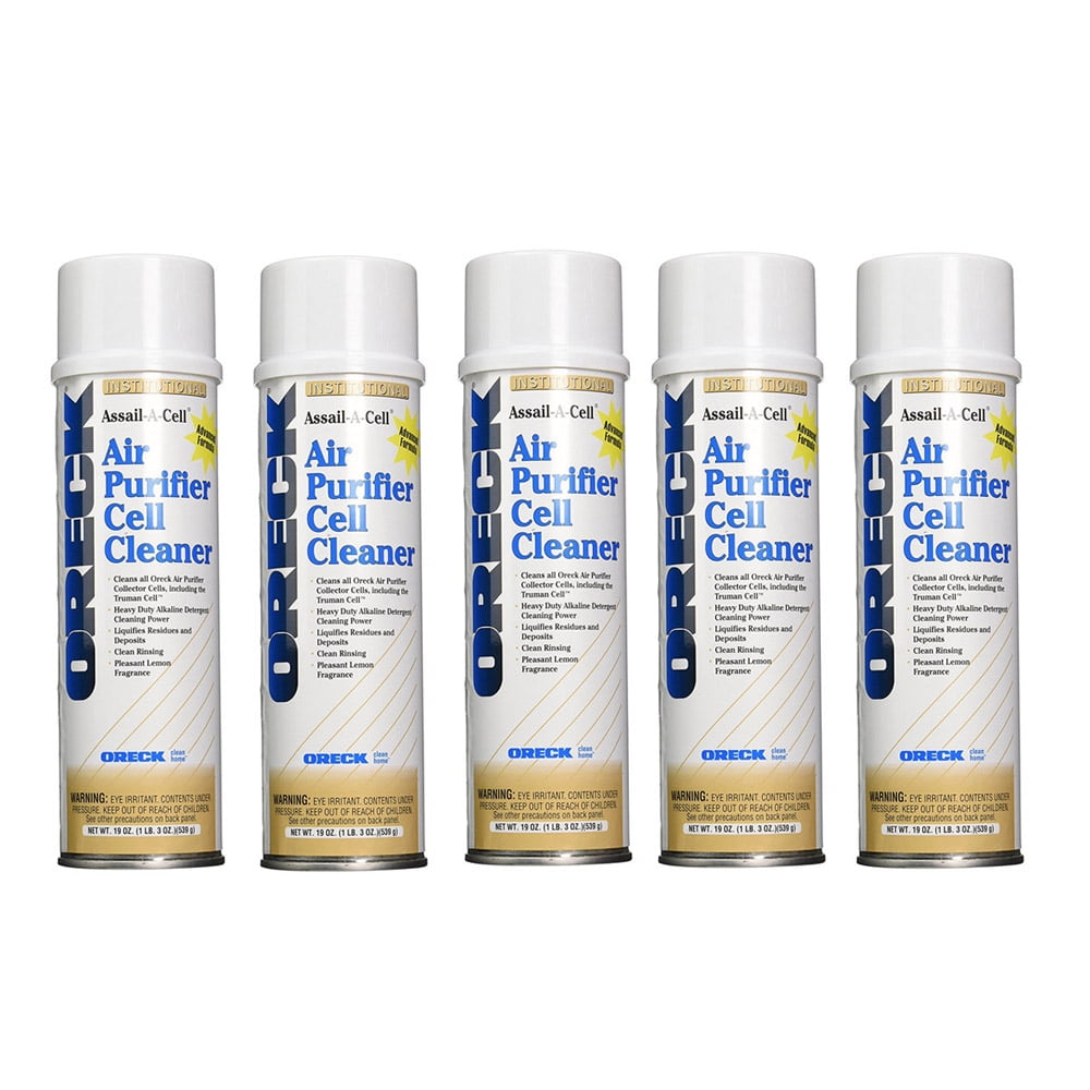 Oreck Air Purifier 19oz AssailACell Cleaner Cans (Pack of 5) 32358