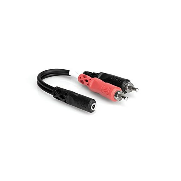 Hosa Technology 3.5 mm TRSF to Dual RCAM 3.5 mm TRSF to Dual RCAM