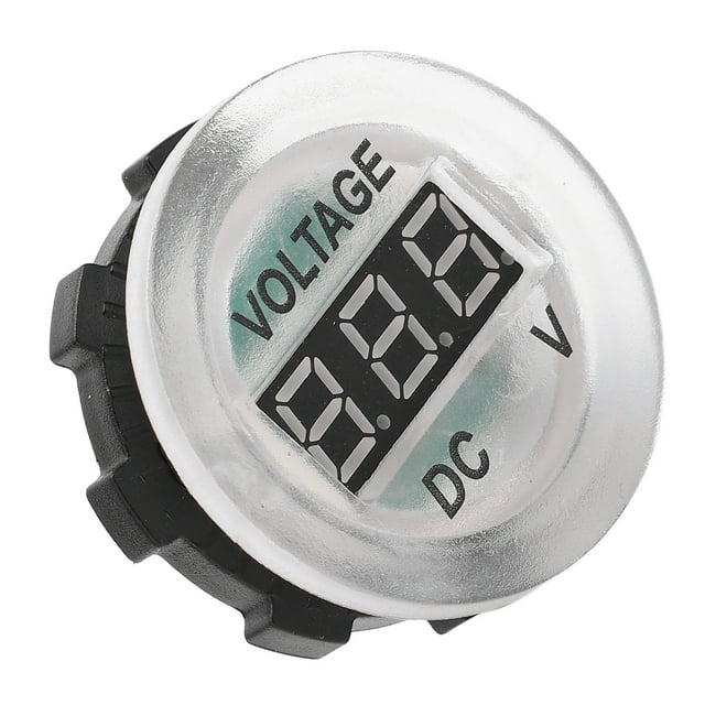 Voltímetro digital para automóvil, voltímetro para automóvil, monitor de voltaje digital LED para automóvil, voltímetro con pantalla LED, valor excepcional