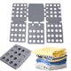 thumbnail image 4 of Rack Soporte Ropa Carpeta Práctica Plástica Tablero Plástico Resistir para La Plegado Rápidamente Ahorrando Tiempo, 4 of 9
