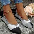 thumbnail image 2 of Sngxgn Women's Flats Shoes Ballet Flats Dress Shoes for Women Comfortable Slip on Shoes(Black,41), 2 of 8